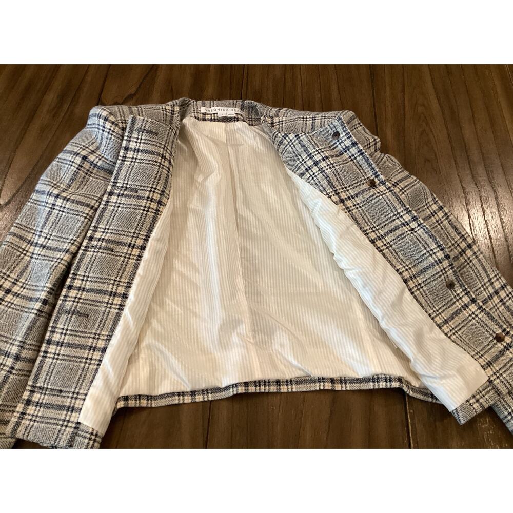 Veronica Beard Vohra Plaid Cropped Jacket Blazer Size 4 - Picture 8 of 11